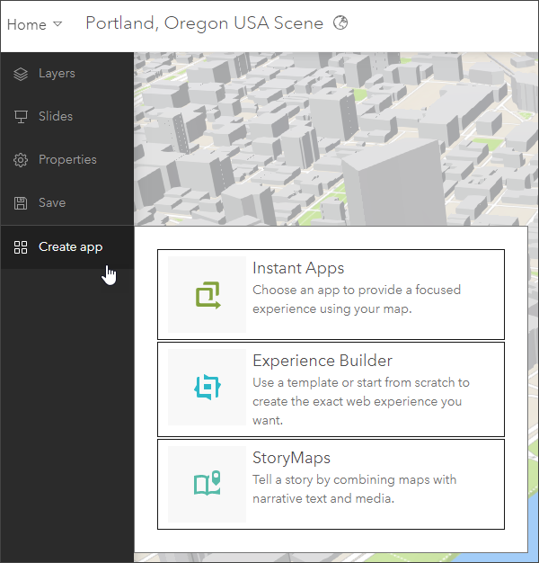 Scene Viewer create app Scene Viewer create app