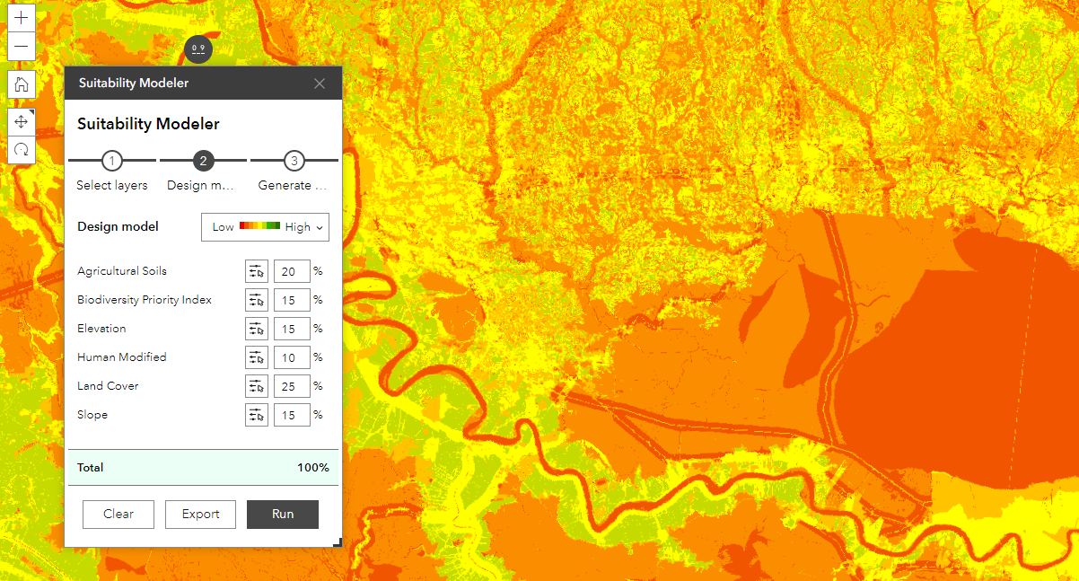 Suitability Modeler widget in ArcGIS Experience Builder to help build GIS web experiences much more efficiently