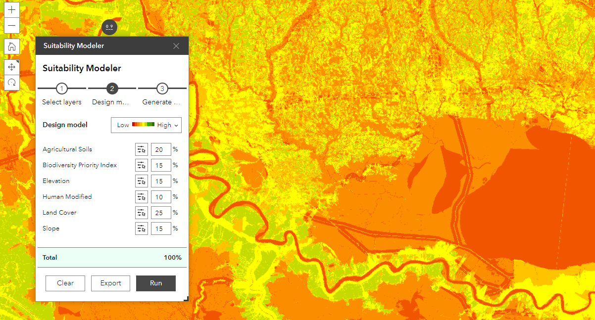 Suitability Modeler widget in ArcGIS Experience Builder to help build GIS web experiences much more efficiently Suitability Modeler widget in ArcGIS Experience Builder to help build GIS web experiences much more efficiently