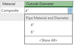 Image showing contingent values during editing.