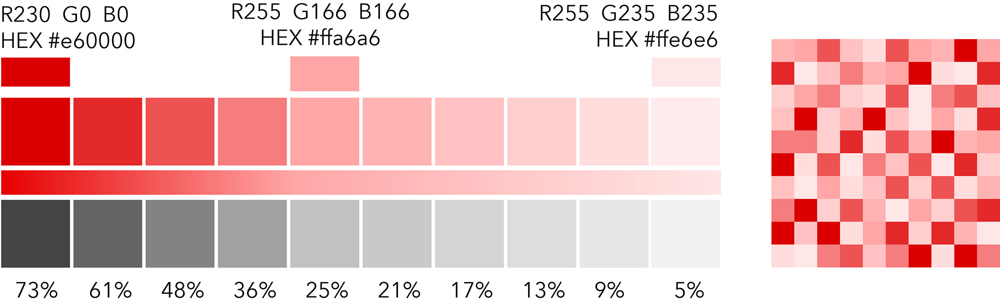 Color ramp with a defined center, and a bigger gap between darker colors Color ramp with a defined center, and a bigger gap between darker colors