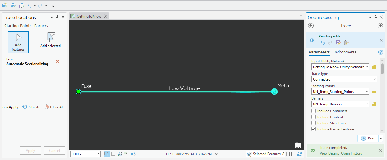 Network Feature Trace