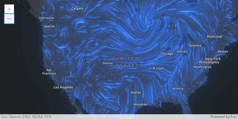 animated flow direction