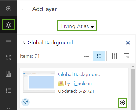 Global Background layer Global Background layer
