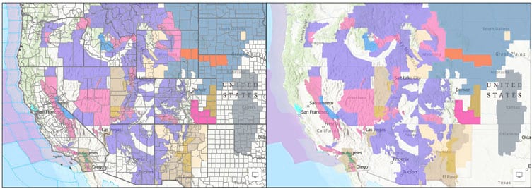 Compare maps