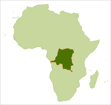 Map with outlines Map with outlines