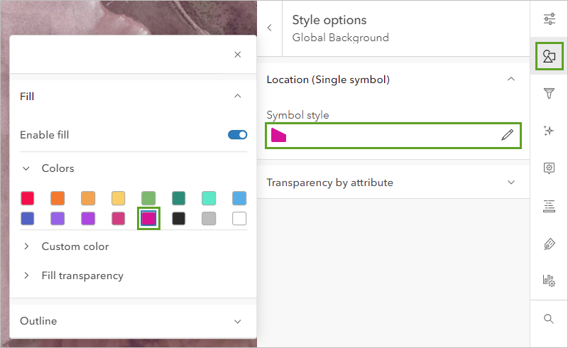 Pink symbol Pink symbol