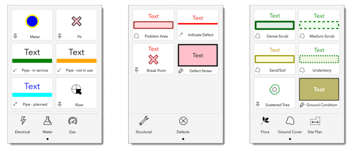 Survey123 custom annotation tools