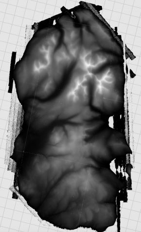 Digital terrain model of Arran, created using ArcGIS Runtime API for Java