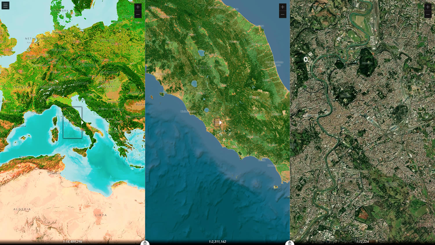 Optica with a Vibrant basemap Optica with a Vibrant basemap
