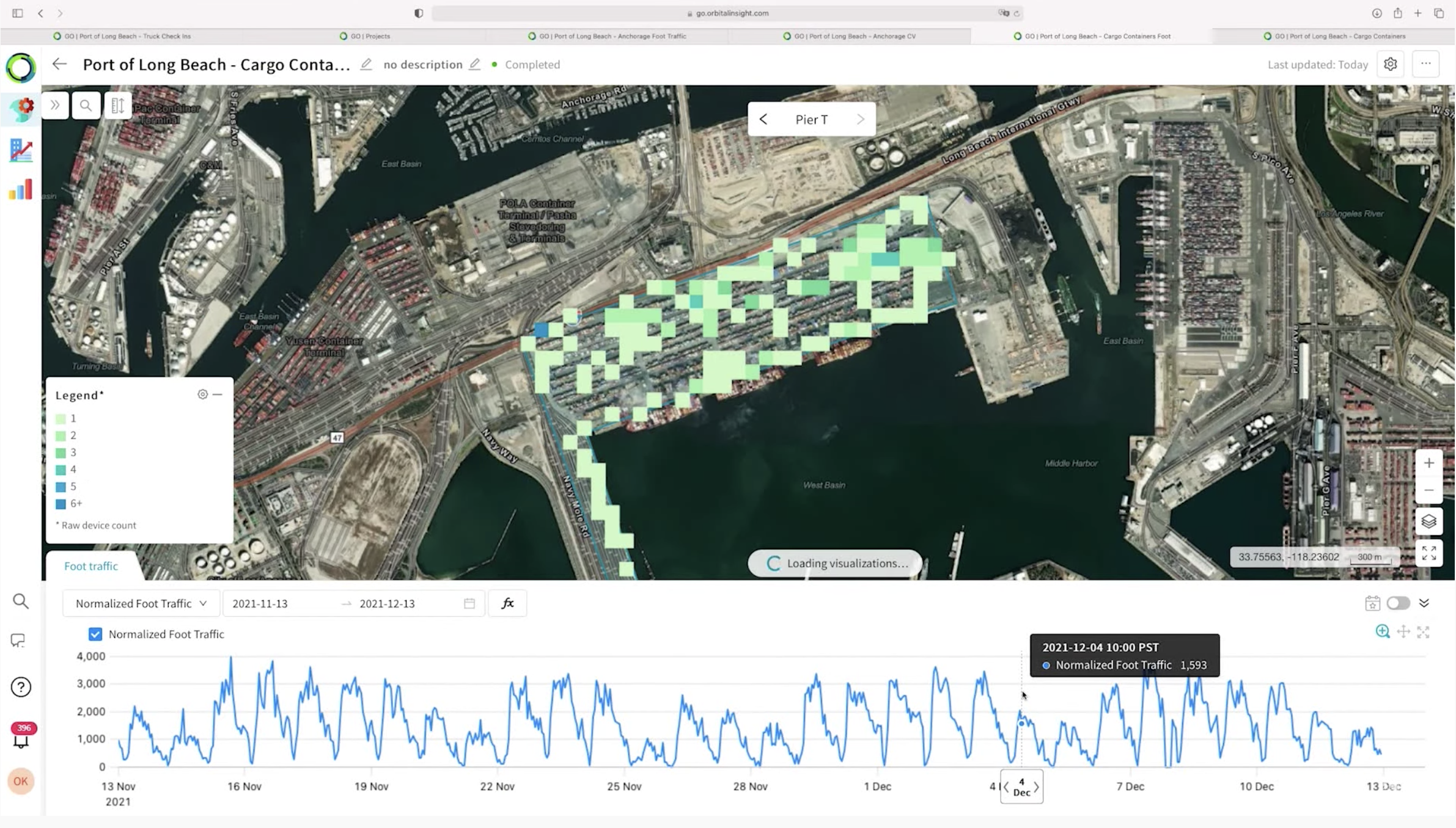 Orbital Insight GO analytics at the Port of Long Beach. Orbital Insight GO analytics at the Port of Long Beach.