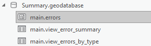 Summary GDB Summary GDB