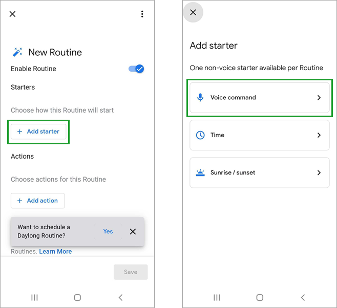 Add voice command Add voice command