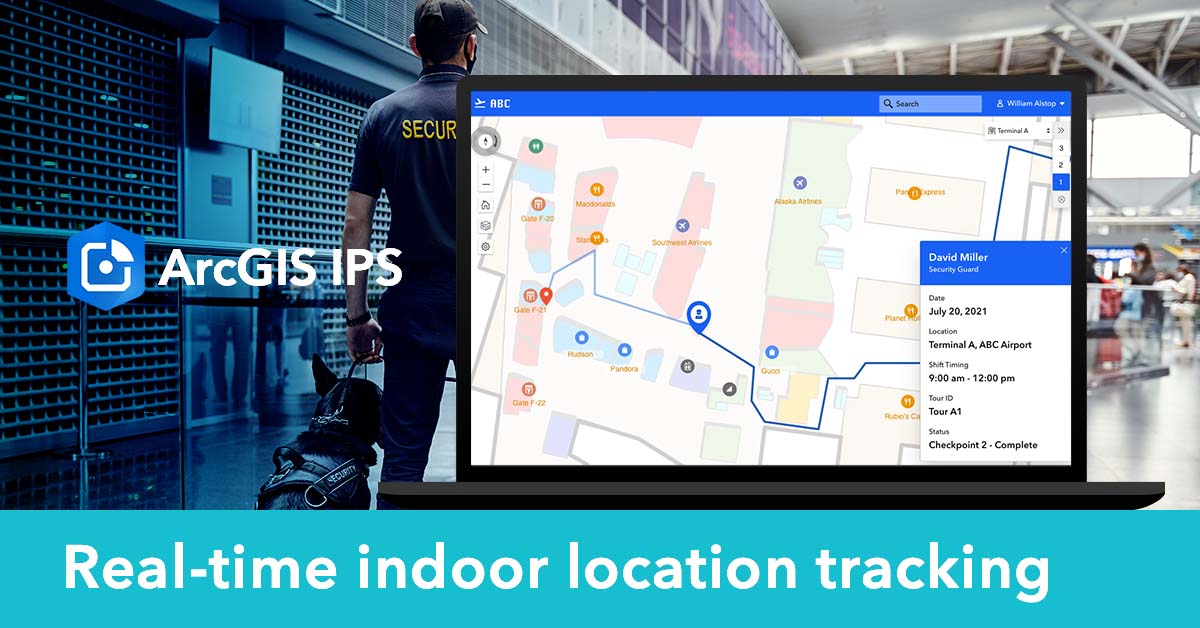 arcgis ips indoor location tracking