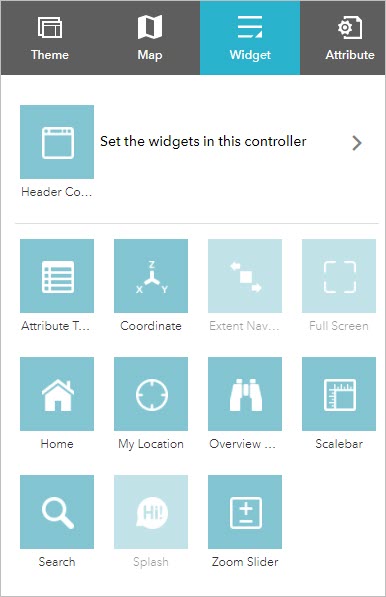 Widget tab Widget tab