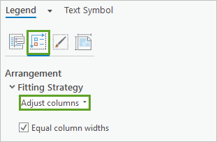 Legend fitting strategy Legend fitting strategy