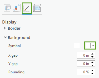 Background symbol set to white Background symbol set to white