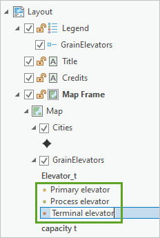 Renamed items in Contents pane