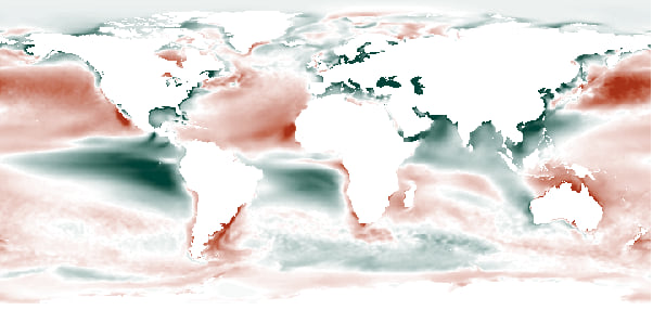 Map of the third component. Map of the third component.