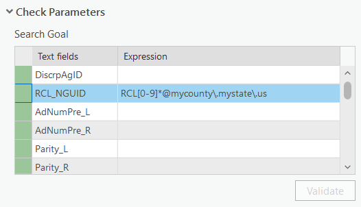 Configurable user interface that simplifies implementation of data quality requirements