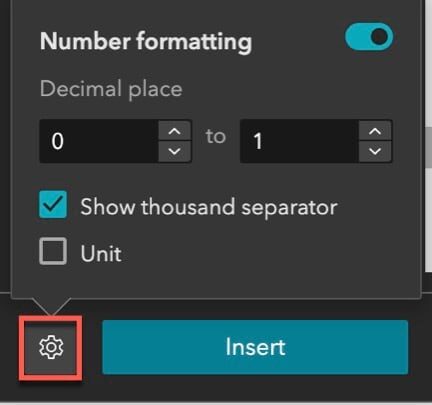 Format numbers