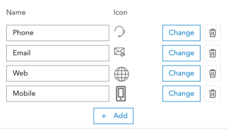 Configuration of category Icons Configuration of category Icons