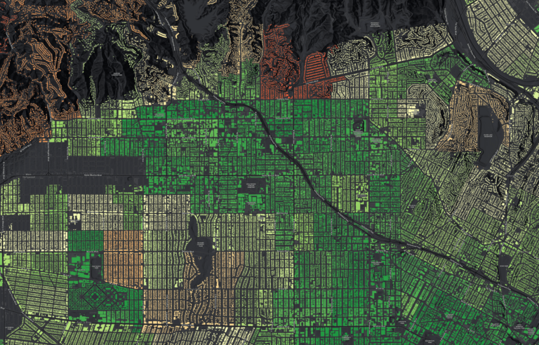 Home ownership rates by block group