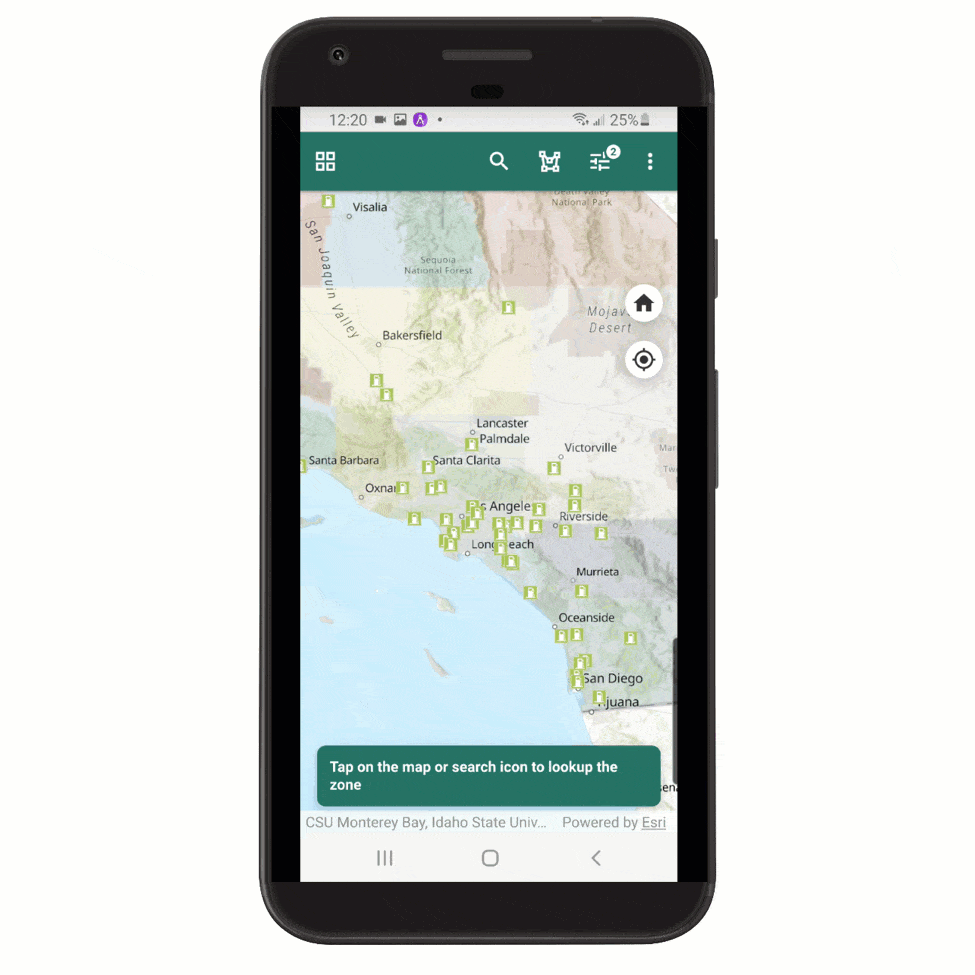 Draw Zone - Zone Lookup - ArcGIS AppStudio