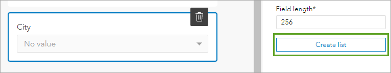 Create list Create list