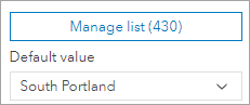 Default value for list