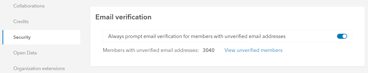Always prompt members with unverified email addresses