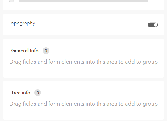 Add group elements to the form