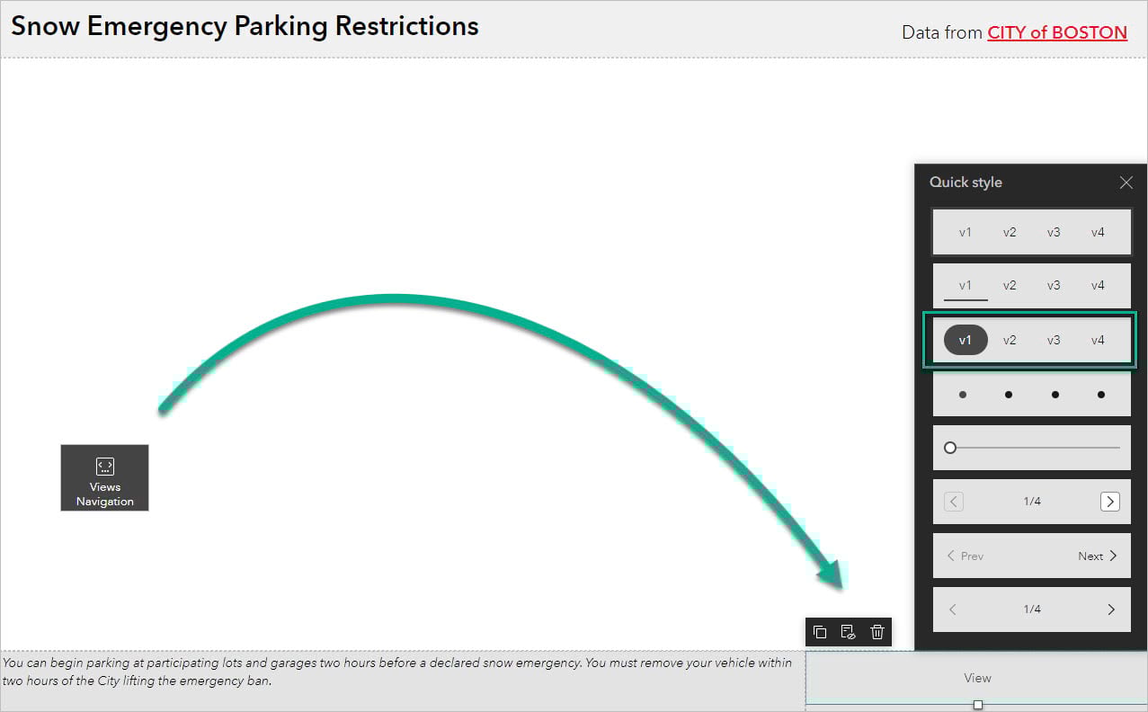 Add a Views Navigation widget Add a Views Navigation widget