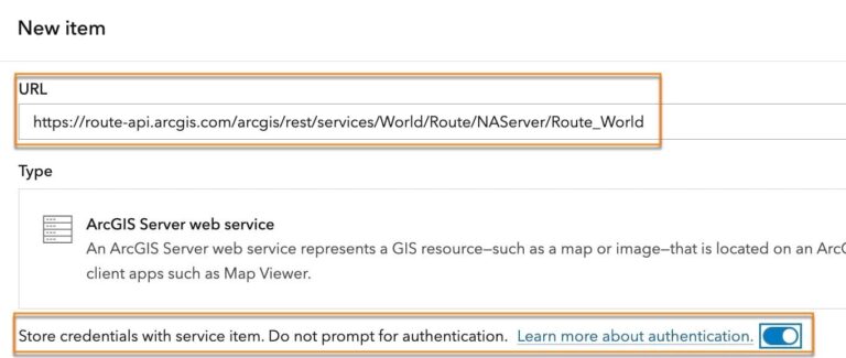 Configure the route service for public users