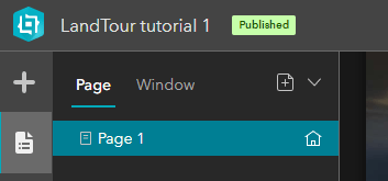 Published badge next to the experience item name in the corner of the builder window Published badge next to the experience item name in the corner of the builder window