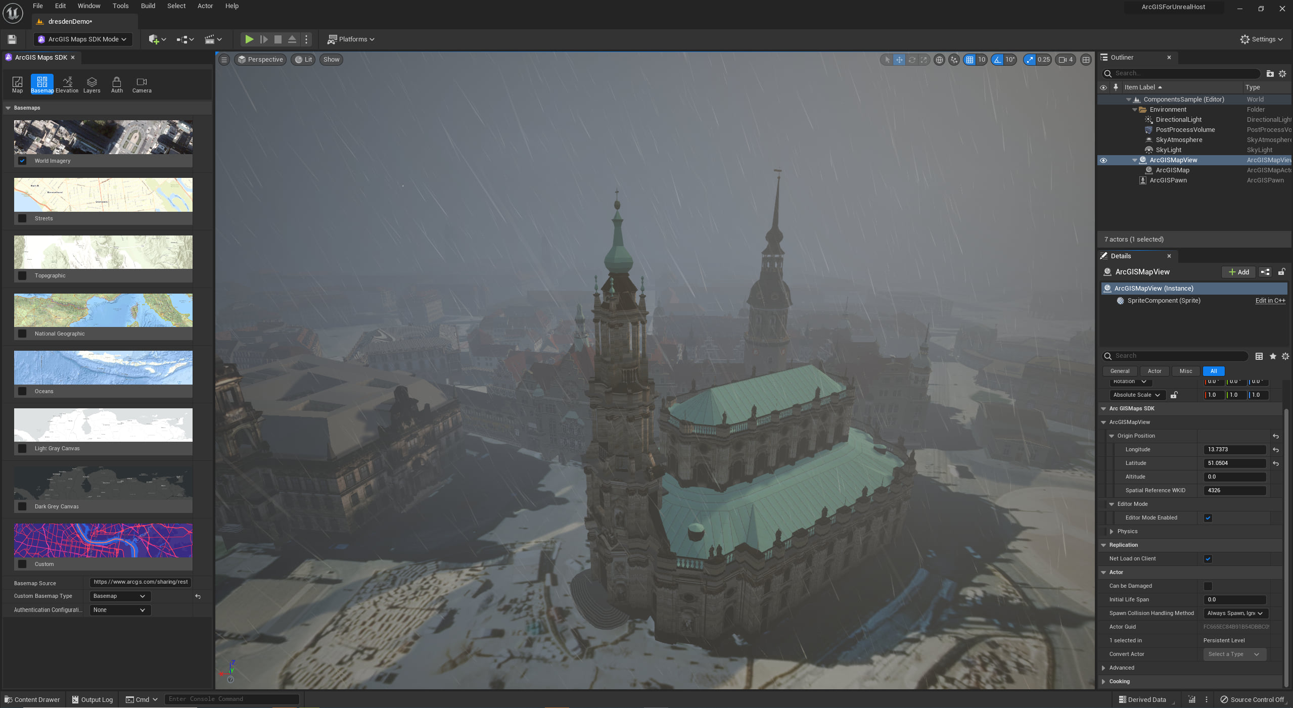 ArcGIS Maps SDK for Unreal Engine 5