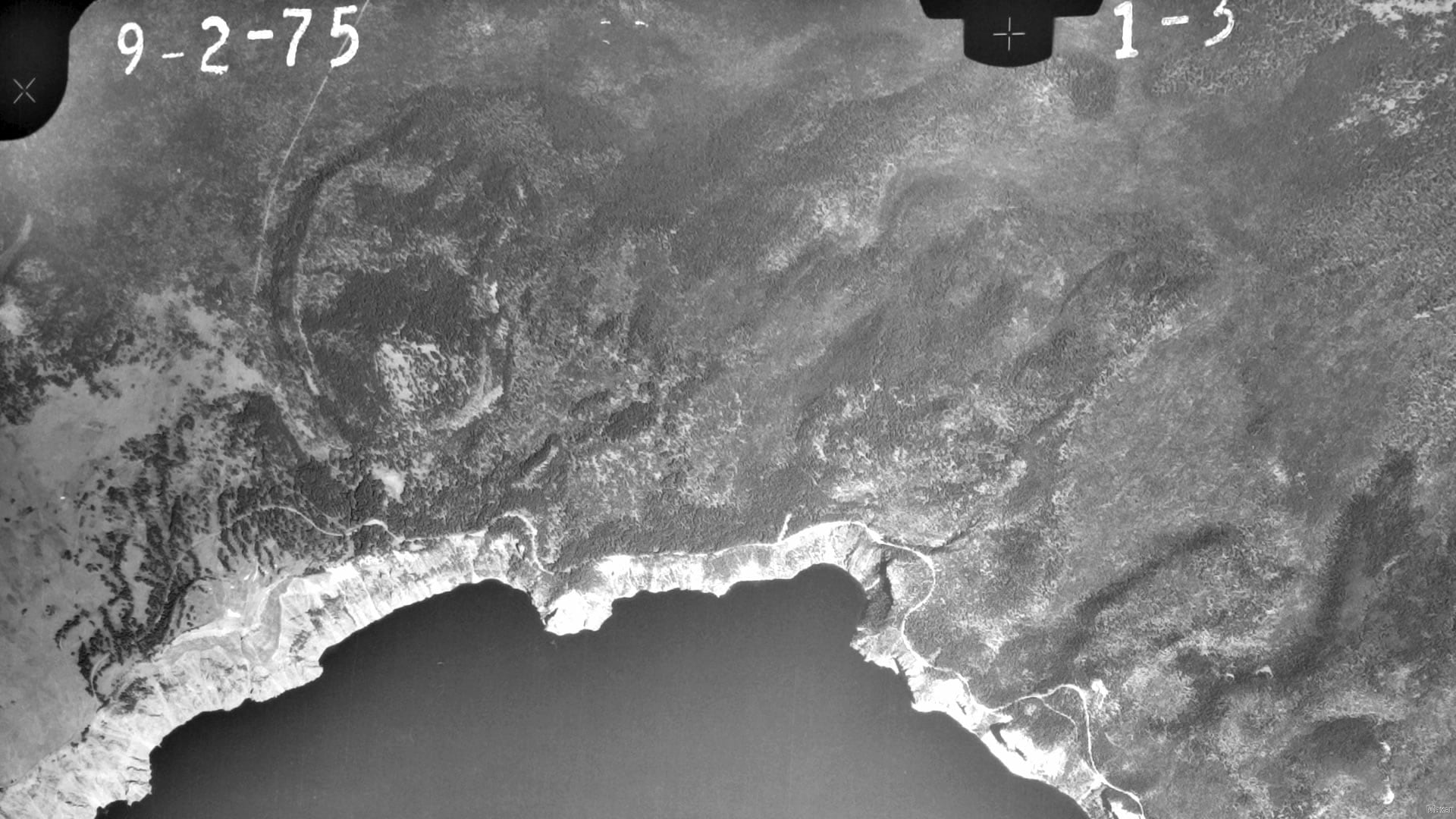 USGS airphoto from 1975 USGS airphoto from 1975