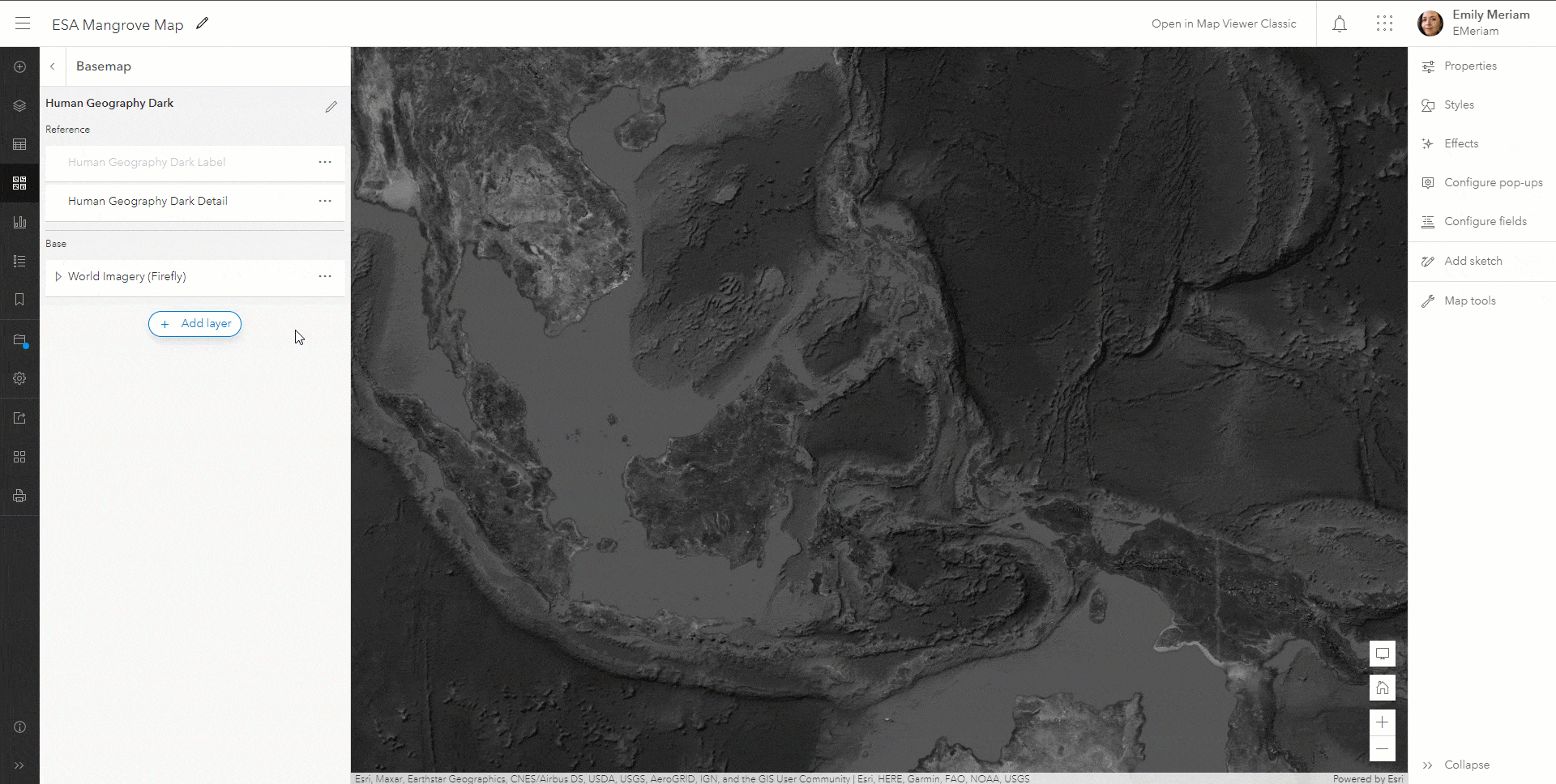 Animated gif showing how the first part of the basemap is set up. Animated gif showing how the first part of the basemap is set up.