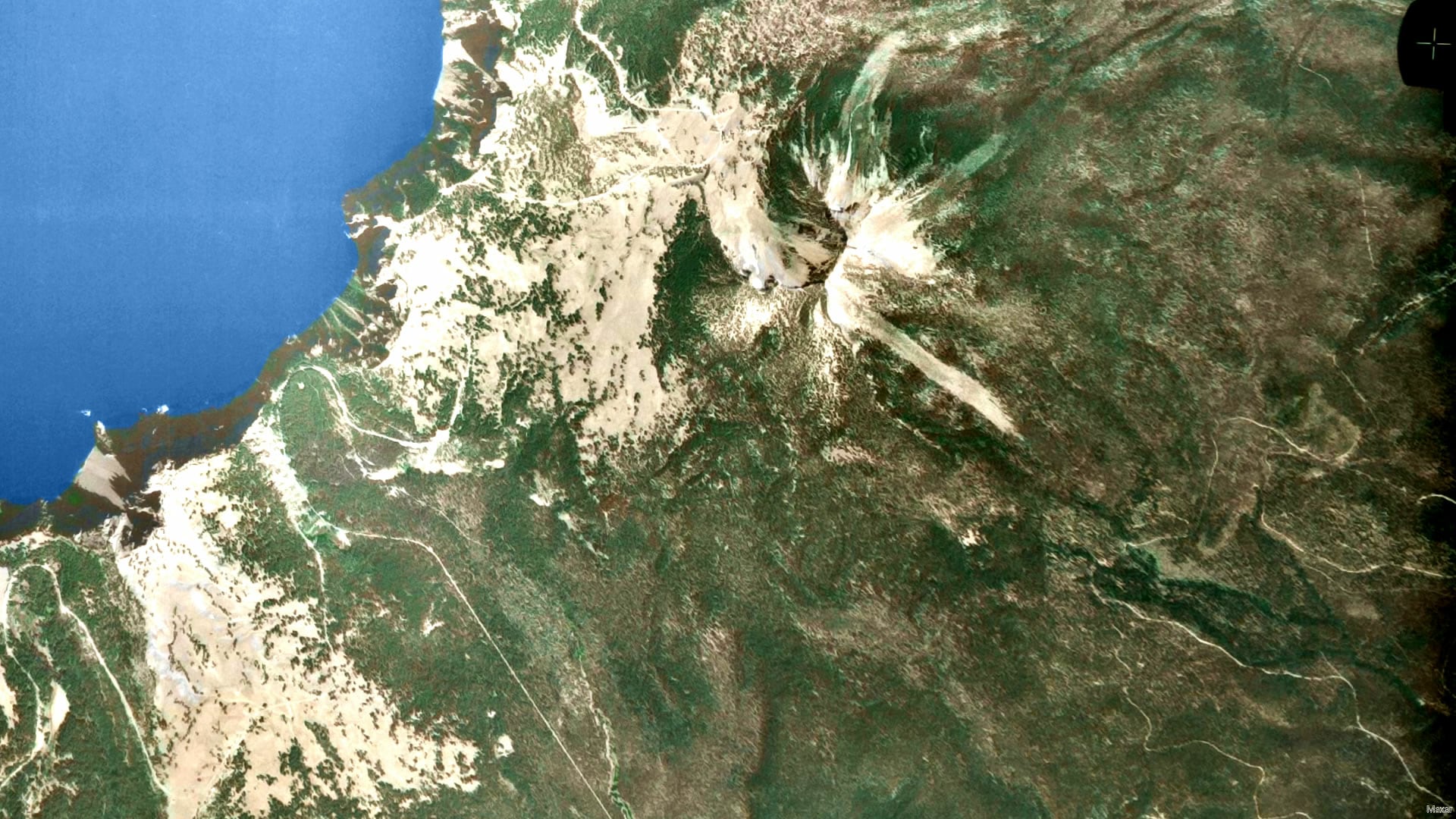 Colorized USGS airphoto from 1975 Colorized USGS airphoto from 1975