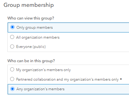 Any organization's members can join this group..
