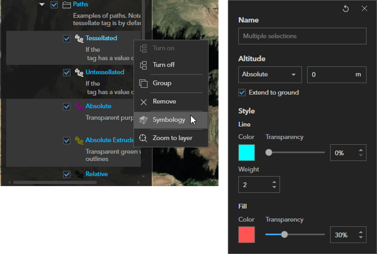 ArcGIS Earth multiselection and batch editing