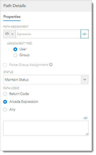 Arcade Expressions used in Path Assignment Arcade Expressions used in Path Assignment