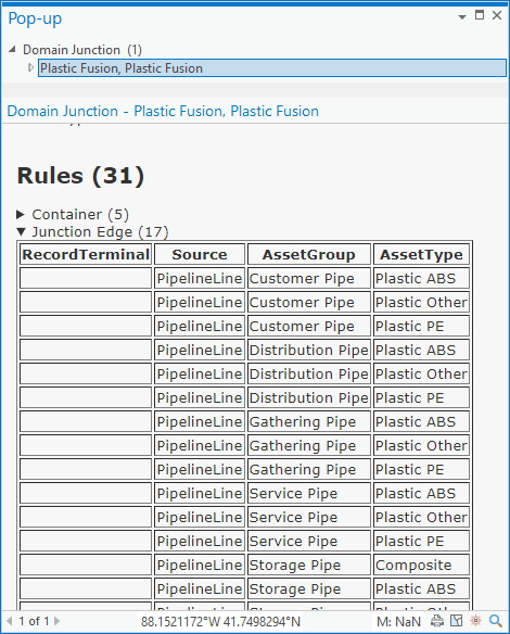 Pipeline Junction Edge Error #2b