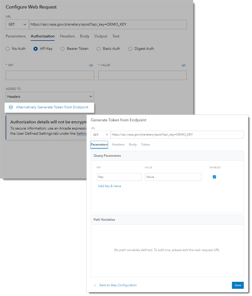 Generate Token from Endpoint Generate Token from Endpoint