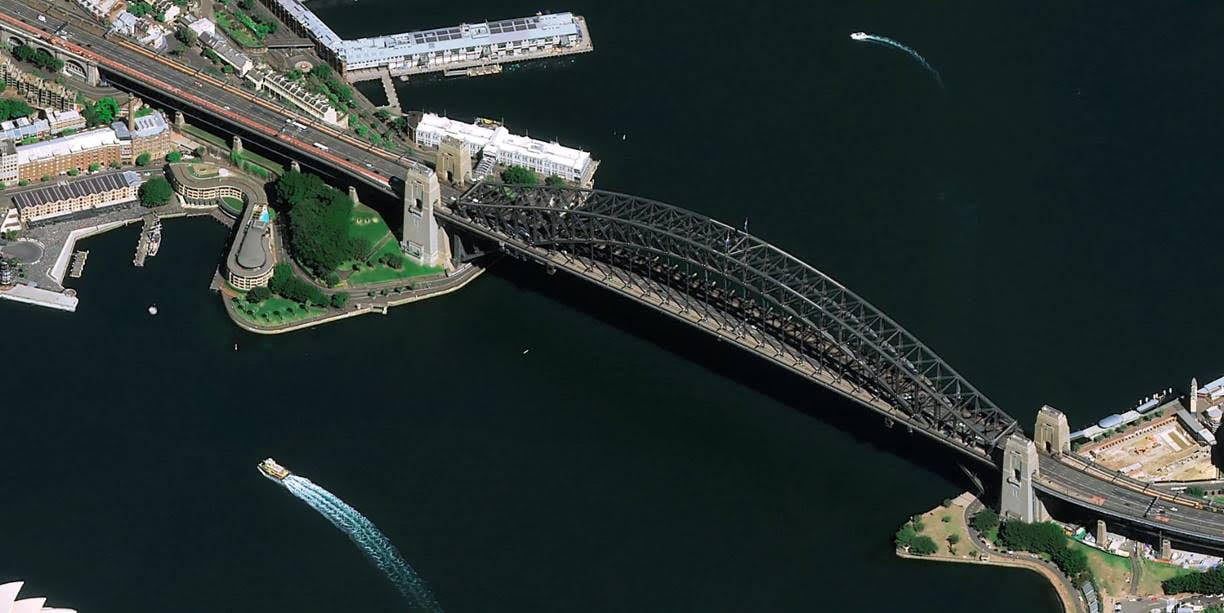 Off-Nadir Imagery of Sydney, Australia provided by AirBus.