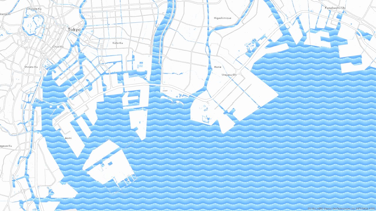 Wavy water fill pattern Wavy water fill pattern