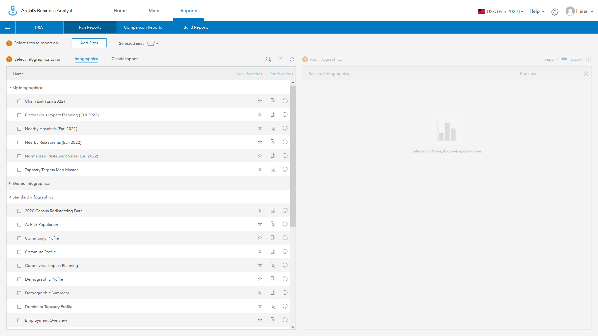 All standard reports have been migrated to support the 2022 Esri Demographics release.