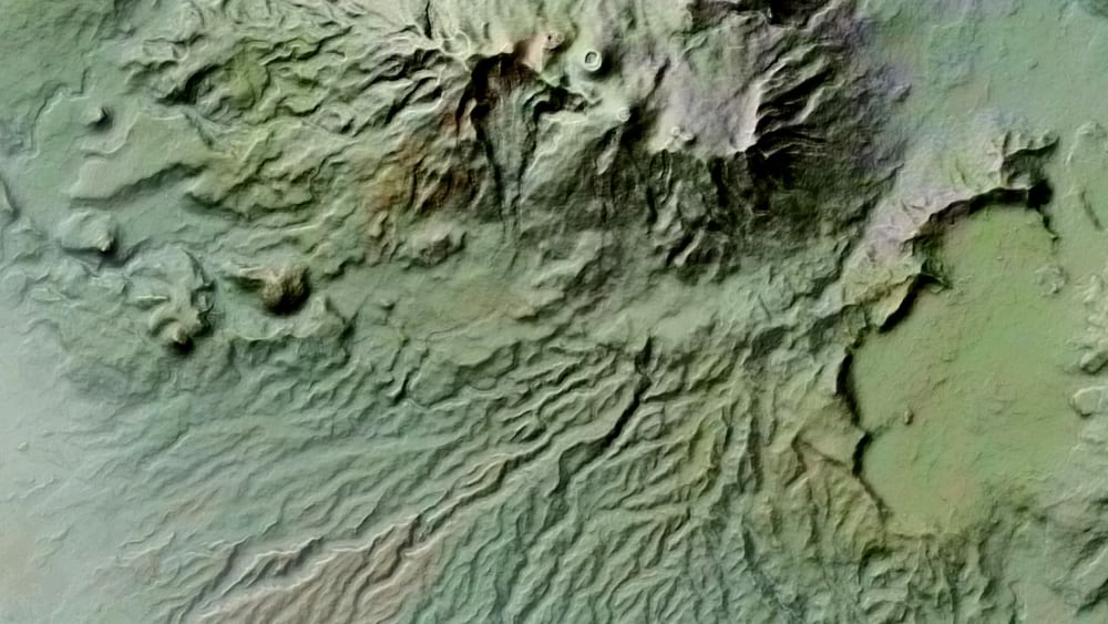 Area detail of Costa Rica hillshade. Area detail of Costa Rica hillshade.