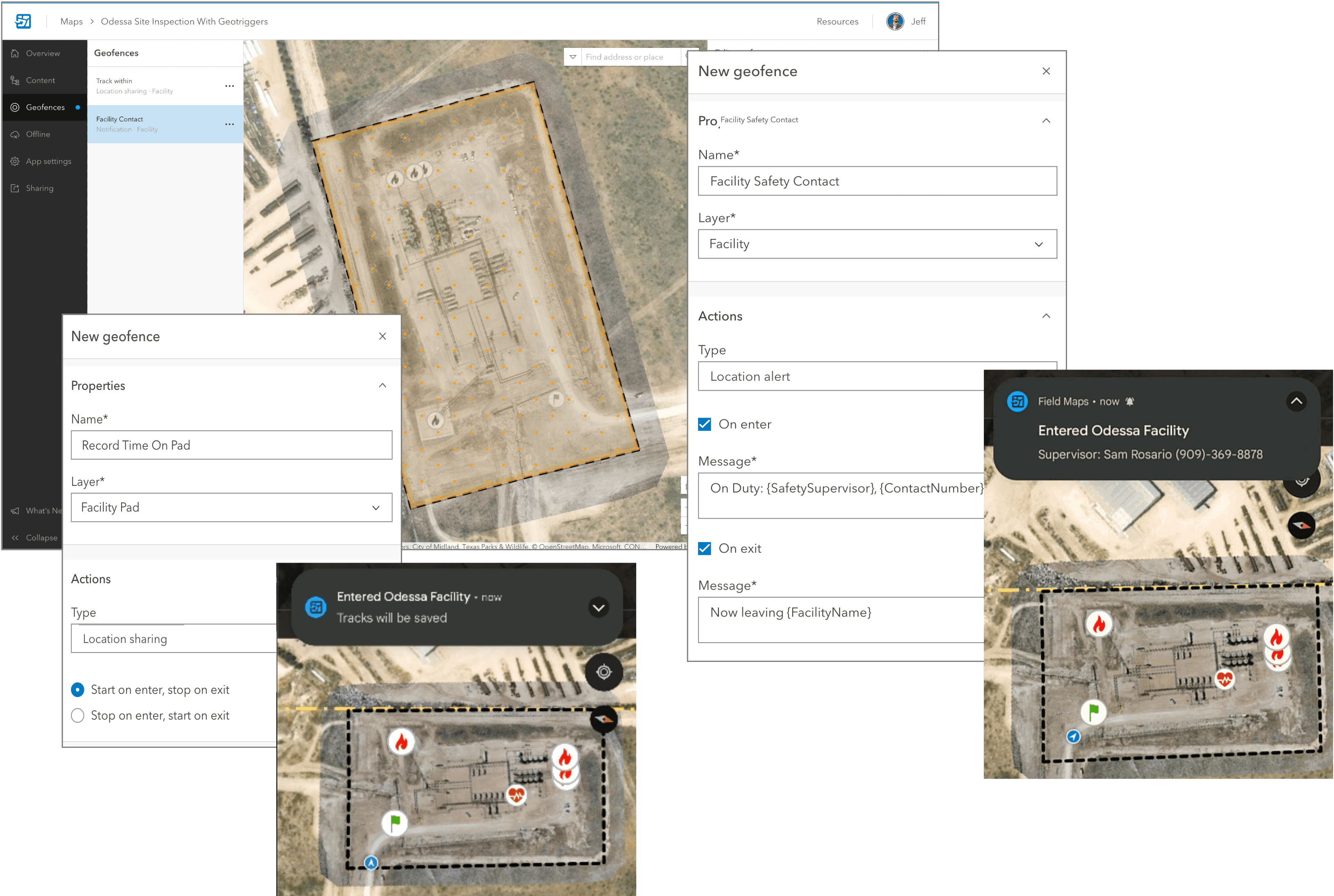 Control location sharing and receive location alerts by adding geofences to your map. Control location sharing and receive location alerts by adding geofences to your map.