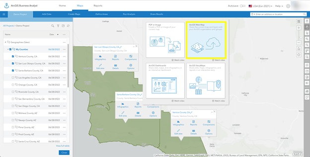 Share as web map